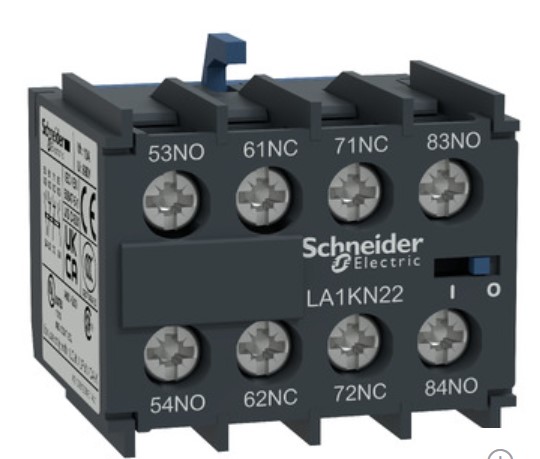 Bloque de Contacto Auxiliar TeSys K 4 NC Terminales de Abrazaderas de Tornillo