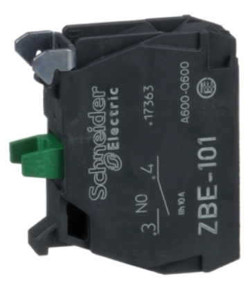 Bloque de Contactos marca Schneider Electric  Serie Harmony XB4; Contactos 1NO Contactos NC 0      