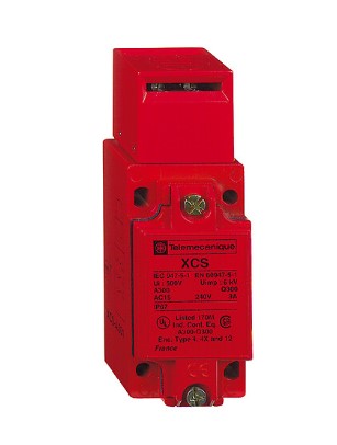 Interruptor de seguridad, Telemecanique Interruptores de seguridad XCS, metal XCSA, 2 NC + 1 NO, ruptura lenta, 1 entrada roscada Pg 13