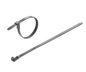 Fajilla marca Weidmüller Serie CB-R; Color Negro Tamaño 7.5x250mm Unidades x100   