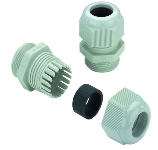 Prensaestopa prensacables Conector M20 marca Weidmüller Serie VG; Material plástico OD min. 6 - OD max. 12mm + contra tuerca 1772460000