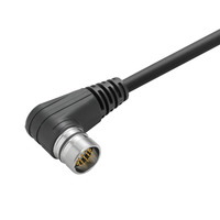 Cable para sensores y actuadores marca WEIDMULLER serie SAIS, Diámetro M23, abierto por un lado, Polos 19, 10M, Contacto macho, acodado, Apantallado: No, LED: No, Material de la funda: PUR, Libre de Halógenos. SAIS-M23-19P-AN-10M