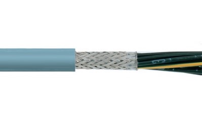 Cable de Control Blindado marca LAPP Serie ÖLFLEX® CLASSIC; (7 LINEAS)Multifilar 6x 18AWG + 1 Verde Color GRIS Corte x Metro
