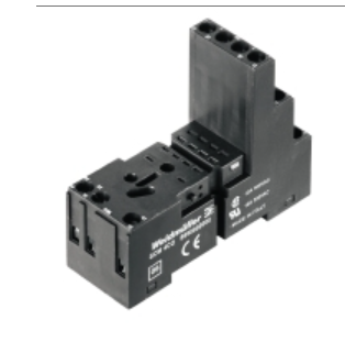 Base de Relé tipo Slim marca Weidmüller Serie RIDERSERIES; Bobina 250VAC Contactos CO 4 Conexión Tornillo