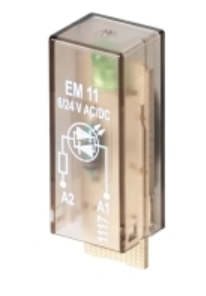 Módulo LED de Proteccion p/ Relé marca Weidmüller Serie RIM-I 3; Voltaje de Control 24-60VAC/DC conexión Tipo Plug in    