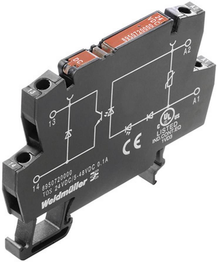 Relé estado solido marca Weidmüller Serie TERMOPTO; Bobina 5VDC, salida 24-230VAC, Contactos 1NO    