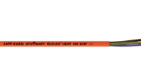00460153 Cables de alimentación y control de silicona ÖLFLEX® HEAT 180 SiHF, 4 G 1.5mm², 300/500V, uso en construcción de máquinas y plantas, construcción de herramientas con temperaturas hasta +180°C