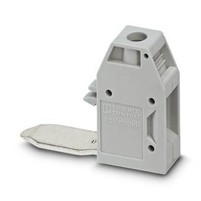 3001763 Bornera Pick-off marca PHOENIX CONTACT serie AKG 10-UKH 50, 10 mm2, Amperaje 57A, Conexión por tornillo
