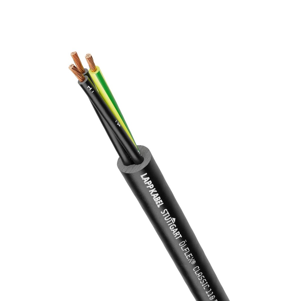 1120344 - Cable de control flexible LAPP ÖLFLEX CLASSIC 110 BLACK 5G2.5 mm² 0.6/1 kV PVC/PVC