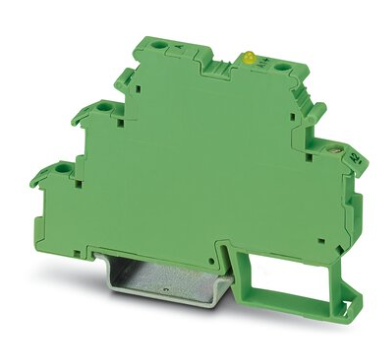 Relé estado solido marca PHOENIX Serie DEK; Amperaje 1.2A Bobina 24VDC, Salida 3-48VDC Contactos CO 1. (DEK-OE- 24DC/ 48DC/100)