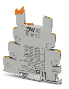 Base de Relé para serie REL-MR marca PHOENIX CONTACT Serie PLC-BPT-120UC/21;      