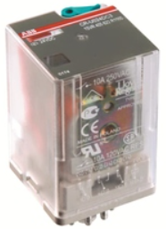 Relé marca ABB Serie CR-U; Bobina 24VDC Contactos CO 3  