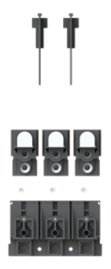 Terminales delanteros para cables en aluminio de cobre 2x70...240mm2 3pcs XT5