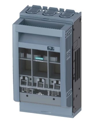 Interruptor seccionador con fusible Siemens, 160A, 3, Fusible NH00, NH00 160A SENTRON 3NP1