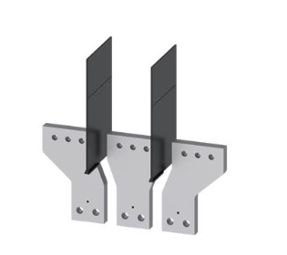 Ensanchador de conexiones frontales, 3 uds. accesorios para: 3VA15/25; 3VA57/58; 3VA67/68
