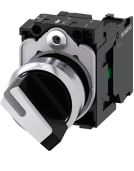 Selector marca Siemens Serie SIRIUS ACT; Color Metal Iluminado Sostenido posiciones 2 Diámetro 22mm 1NO.  