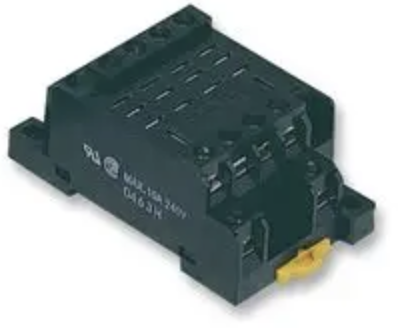 BASE PARA RELAY OMRON LY4 ,  SOCKET 10 AMP 4 POLE 250 V FINGER PROTECTION STRUCTURE SCREW/TRACK MOUNT