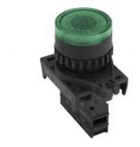 Luz Piloto LED marca AUTONICS Serie L2RR; Color Verde Diámetro 22mm Alimentación 24VAC/DC      