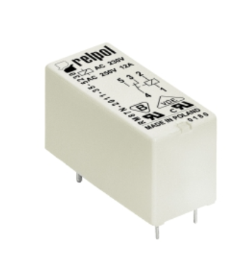 Relé Estado solido marca Weidmuller Serie HF115F-A; Bobina 24VDC Contacto CO 1 Amperaje 12A