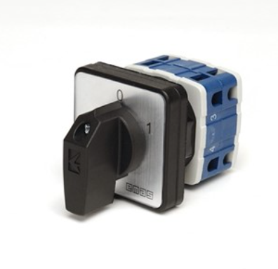 Selector / Seccionador marca EMAS Serie PSA; Amperaje 10A posiciones polos 2