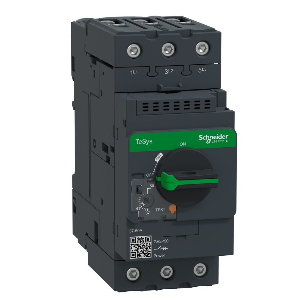 Guardamotor marca Schneider Electric Serie GV3; Amperaje 37 - 50A Polos 3 