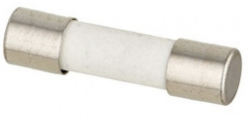 Fusible marca GENERICO Serie FUS; Amperaje 6.3A Medida 5x20mm de ceramica