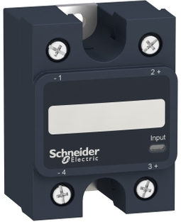 Relé estado solido marca Schneider Electric Serie Harmony ; Amperaje 75A Bobina 4-32VDC, Contactos SPST-NO 