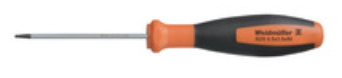 2749330000 Destornillador, Ancho de la hoja (B): 3 mm, Longitud de la hoja: 80 mm, Grosor de la hoja (A): 0,5 mm