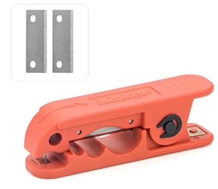 Pelacables para cables redondos AWG 12 a 4/0, pelacables radial con 2 cuchillas adicionales × 20