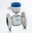 Caudalímetro magnético inductivo KROHNE Tipo OPTIFLUX 2100 C Cabezal primario OPTIFLUX 2000 Modelo compacto Tamaño del medidor: DN 150/6" Conexión: 6" ASME B 16.5 150 lb RF Dimensiones totales: 300 mm/11,81", sin juntas ni anillos Material de la brida: Acero inoxidable 1.4404/316/316 L Temperatura del producto: -5...+90 °C/+23...+194 °F dependiendo de la presión Carcasa: Chapa metálica Revestimiento: Polipropileno Electrodos: Acero inoxidable 1.4571/316 Ti Electrodos fijos Construcción de 2 electrodos Clase de aislamiento de las bobinas: H Clase de protección: IP 66/67 (NEMA 4X/6) según EN 60529 Instrucciones de instalación Multilingüe Calibración GKL Anillos E-P Anillo de puesta a tierra n.° 1 Acero inoxidable 1.4404/316 L Acabado estándar KROHNE (gris KROHNE) Equipo 1 de gases (PED) Marcado CE/NOBO DATOS DE APLICACIÓN Medio: Aguas residuales Rango de medición: 0,0 ... 450,0 gal/min Temperatura: 25,0 °C Presión: 40,0 psi manométrica Densidad: 1,0 kg/l Viscosidad: 1,0 mPa.s