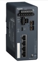 Modicon Managed Switch - 4 puertos para cobre + 1 puerto para fibra óptica monomodo