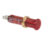 Luz piloto ø8 - ip40/ip65 - rojo - led cubierto incluido - 24v - rápidoon
