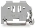 Tope de cierre sin tornillos; Ancho 6 mm; para carril DIN 35 x 15 y 35 x 7,5; gris