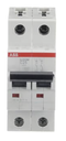 Interruptor automático - S200M - 2P - 25 A - C - (AC) 10 kA