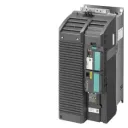 SINAMICS G120C Potencia nominal: 45,0 kW con sobrecarga del 150% durante 3 s. 380-480 V 3AC +10/-20% 47-63 Hz sin filtrar Interfaz de E/S: 6 DI, 2 DO, 1 AI, 1 AO Safe Torque Off Bus de campo integrado: PROFINET-PN Grado de protección IP20/UL Tipo abierto Tamaño: FSD 472 x 200 x 237 (Alto x Ancho x Profundidad) Alimentación externa: 24 V