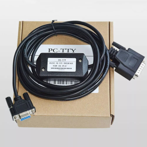 [PC-TTY] Cable de programación PC-TTY 6ES5734-1BD20 para Siemens S5, RS232 a TTY, DB9 a DB15