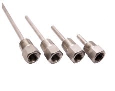 Termopozo Diámetro de la vaina: 10 mm, Rosca: NPT 1/2, Longitud: 250 mm, Material: Acero inoxidable 304
