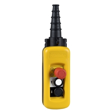XACA27131 Caja de mando colgante pulsador 2 NA + Paro de emergencia NC