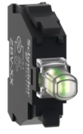 ZBVM3 Harmony XB4 - Bloque luminoso led 230 v verde 22mm