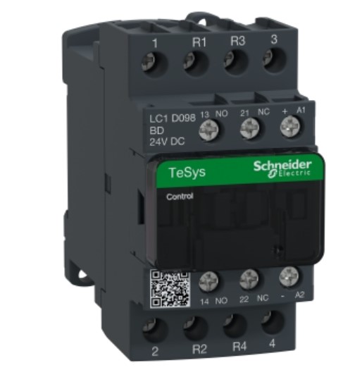 Contactor Tesys D - 4P(2 NA + 2 NF) - AC-1 - <= 440 V 20 A - 24 V CC bobina