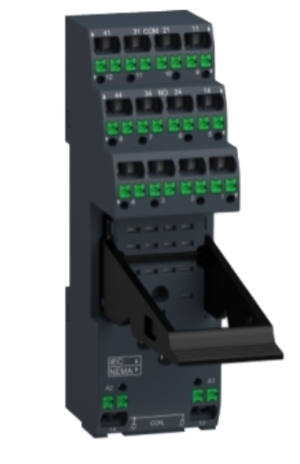 Base de Relé pines 14 marca Schneider Electric Serie Harmony Relay RXM, CO 4