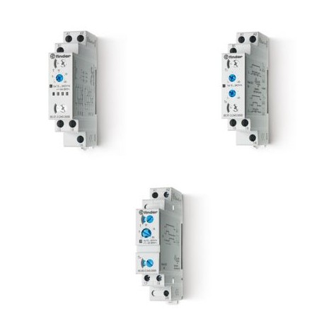 808202400000 FINDER Series 80 Temporizadores modulares 1 6 8 16 A