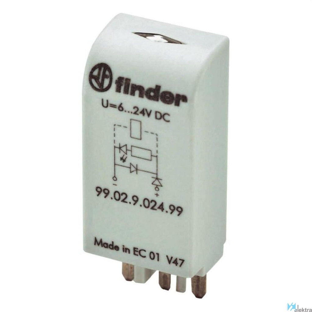 FINDER 9902902499 Led Indicador+Diodo 24VDC