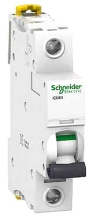 Breaker para Riel Din para riel din Polos 1 - 10A - C Schneider