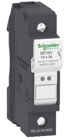 Portafusible marca Schneider Electric Serie TeSys DF; Amperaje 32A Polos 1 Fusible 10x38mm 