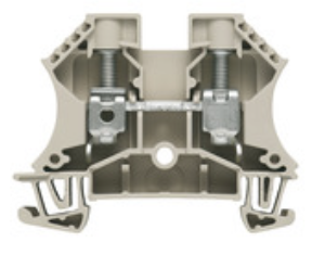 Borneras de paso 10mm², WEIDMULLER serie WDU; Conexión brida-tornillo, 1000 V, 57A, Número de conexiones: 2 