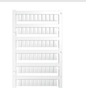 Identificadores / Codificadores p/Borneras marca Weidmüller Serie WS ; Tamaño 6x10mm (120 piezas)