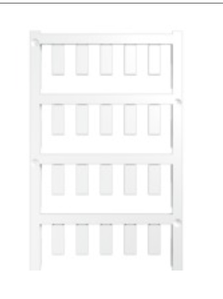Identificadores / Codificadores p/ Dispositivos marca Weidmüller Serie ESG ; Tamaño 6x15mm (40 unidades)