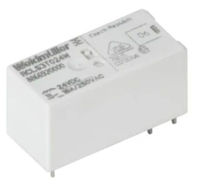 Relé Estado solido sin base marca Weidmüller Serie RCL; 16A, Bobina 24VDC Contactos CO 1