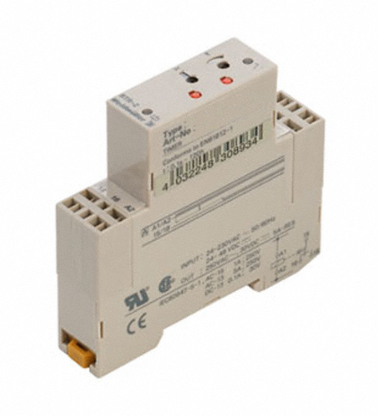 Temporizador Retardo a la conexión marca Weidmüller Serie BTR-S; Bobina 24-230VAC / 24-48VDC Contacto 1NC. (Sucesor 2697280000)    